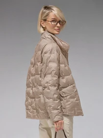 Куртки та дублянки VIVA WEAR 88102 модель 88102-beige-milk Фото