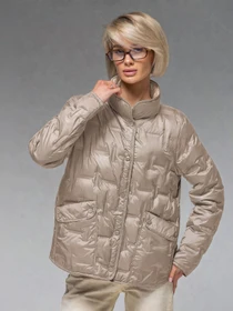 Куртки та дублянки VIVA WEAR 88102 модель 88102-beige-milk Фото