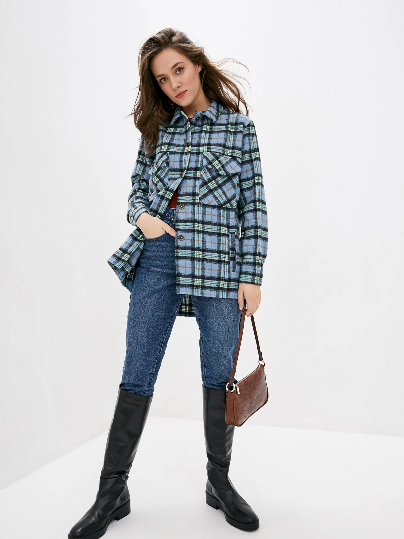 Сорочки ISSA Plus модель 12917_blue Сорочки ISSA Plus модель 12917_blue Фото