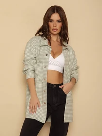 Сорочки ISSA Plus модель 12931_mint Фото
