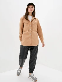 Куртки та дублянки ISSA Plus модель 12930_beige Фото