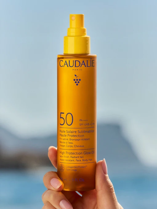 Сонцезахисна Олія-сяяння SPF50 високий захист CAUDALIE фото 2