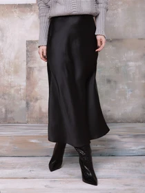 Юбки ISSA Plus модель 12355_черный Фото