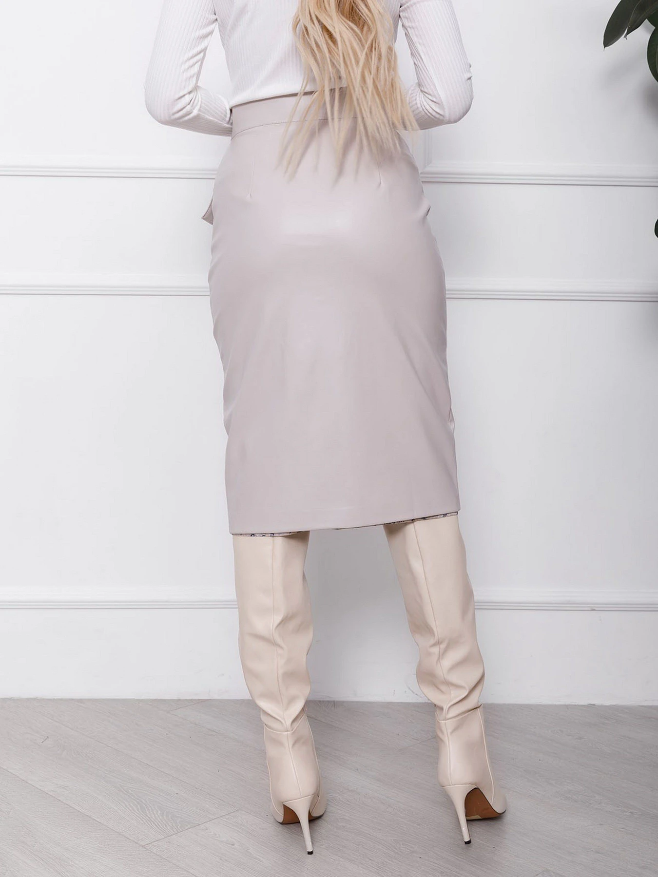 Юбки ISSA Plus модель SA-106_grey Фото