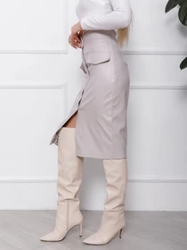 Юбки ISSA Plus модель SA-106_grey Фото