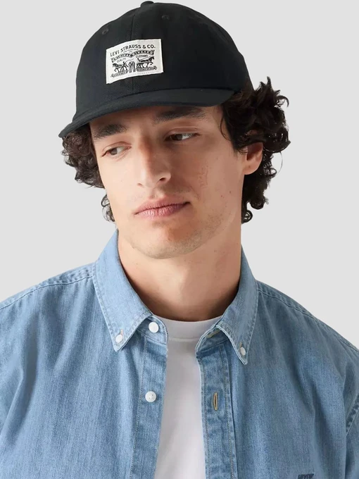 Levi's Кепка колір чорний фото 3