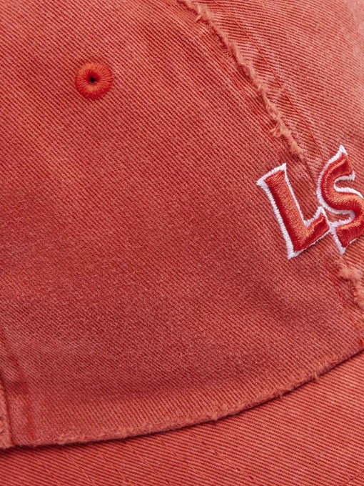 Levi's Кепка колір червоний фото 3