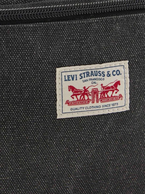 Levi's Поясна сумка колір темно-сірий фото 3
