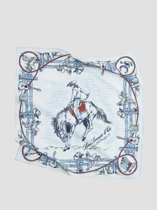 Levi's Хустка колір блакитний фото 2
