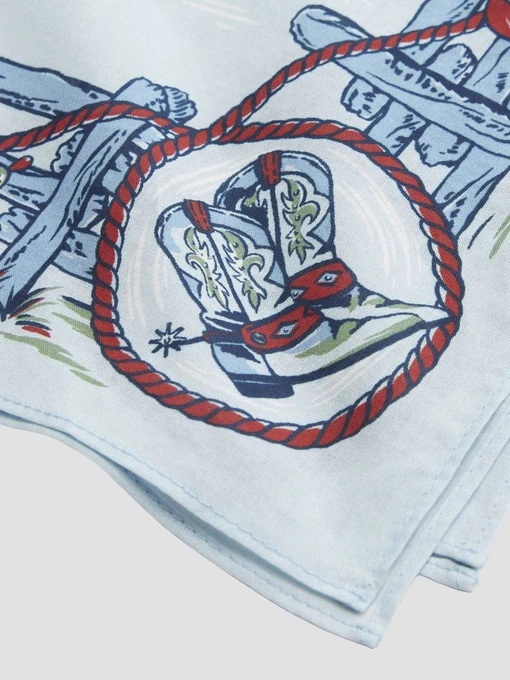 Levi's Хустка колір блакитний фото 3