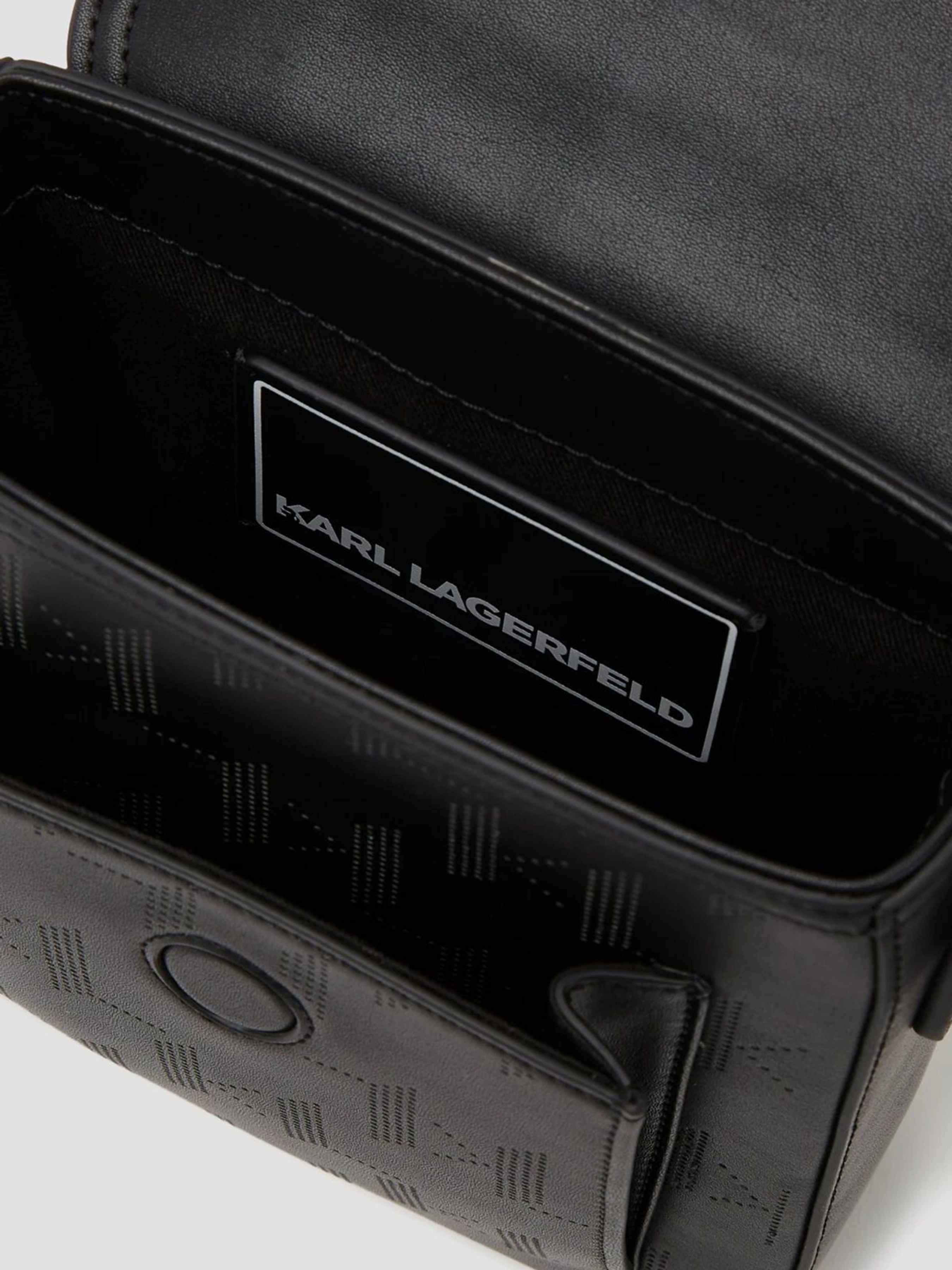 Karl Lagerfeld Крос-боді колір чорний фото 3