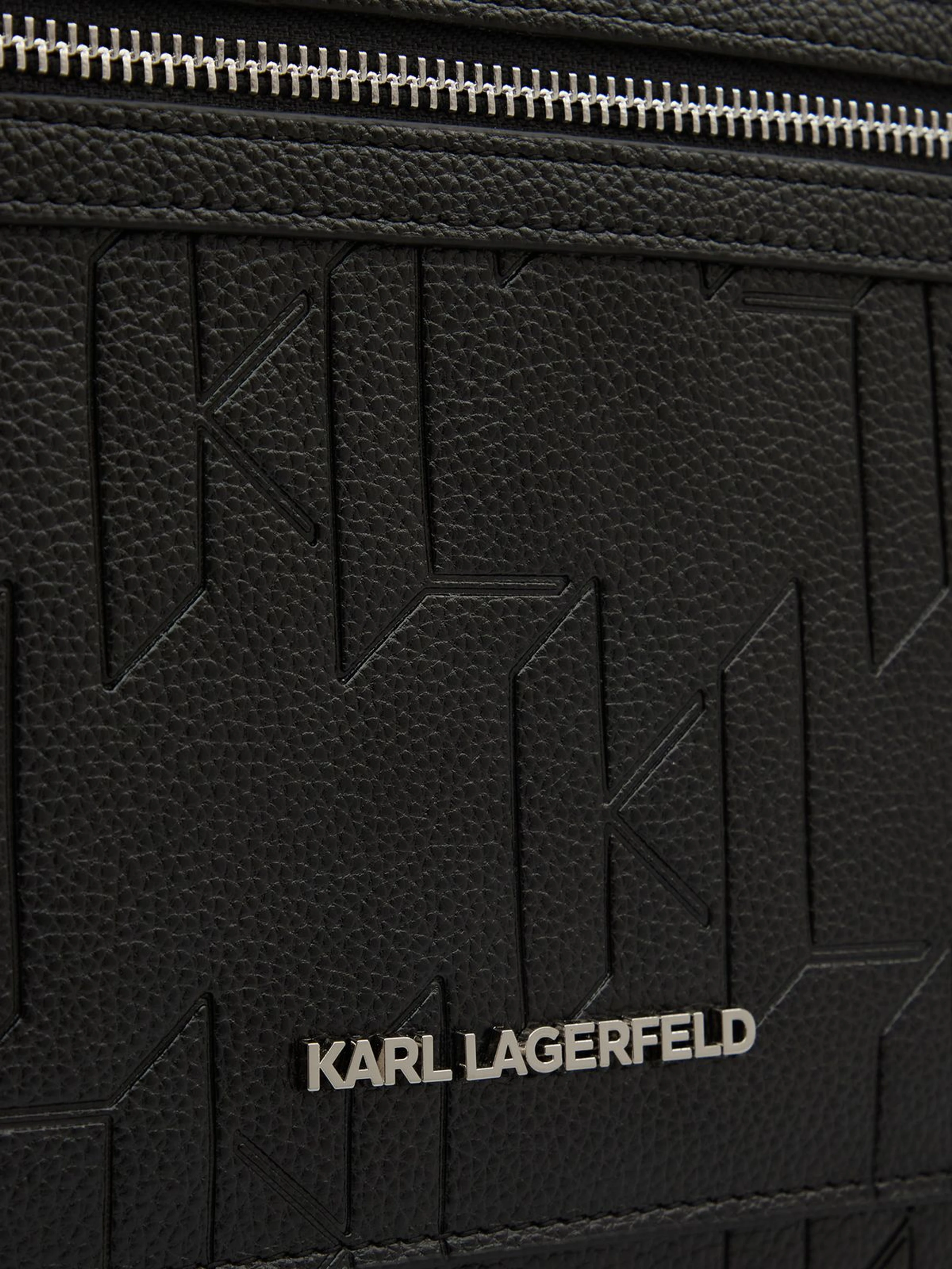 Karl Lagerfeld Крос-боді колір чорний фото 3