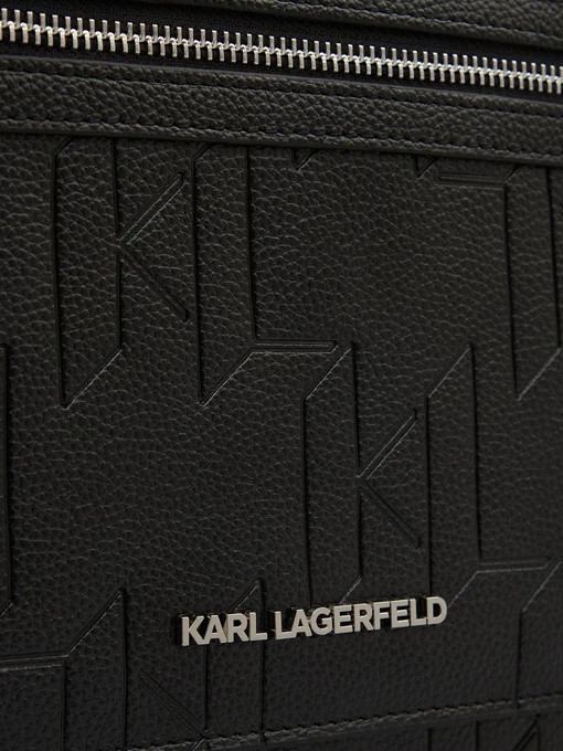 Karl Lagerfeld Крос-боді колір чорний фото 3