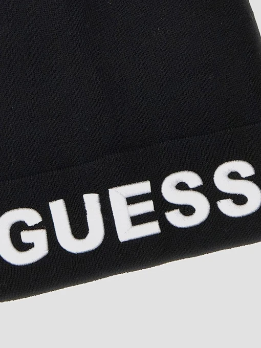 GUESS Шапка колір чорний фото 3