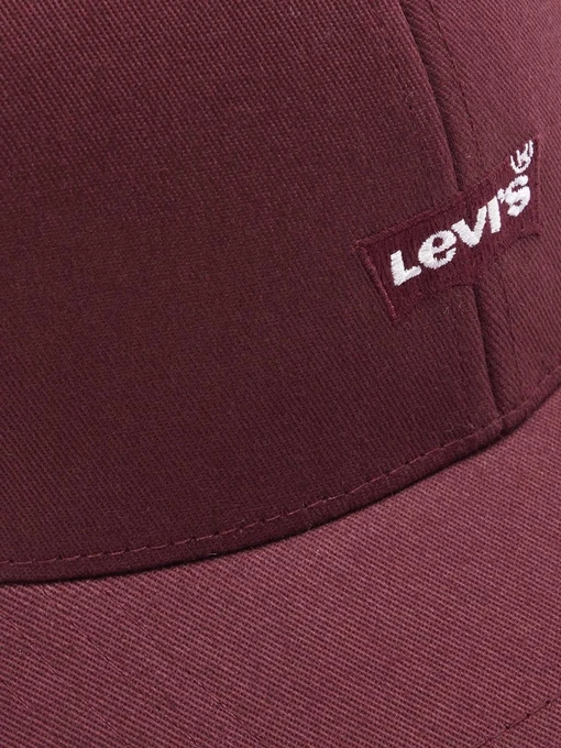 Levi's Кепка колір бордовий фото 3