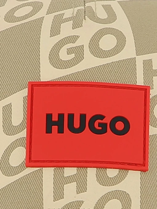 HUGO Kids Кепка колір бежевий фото 3