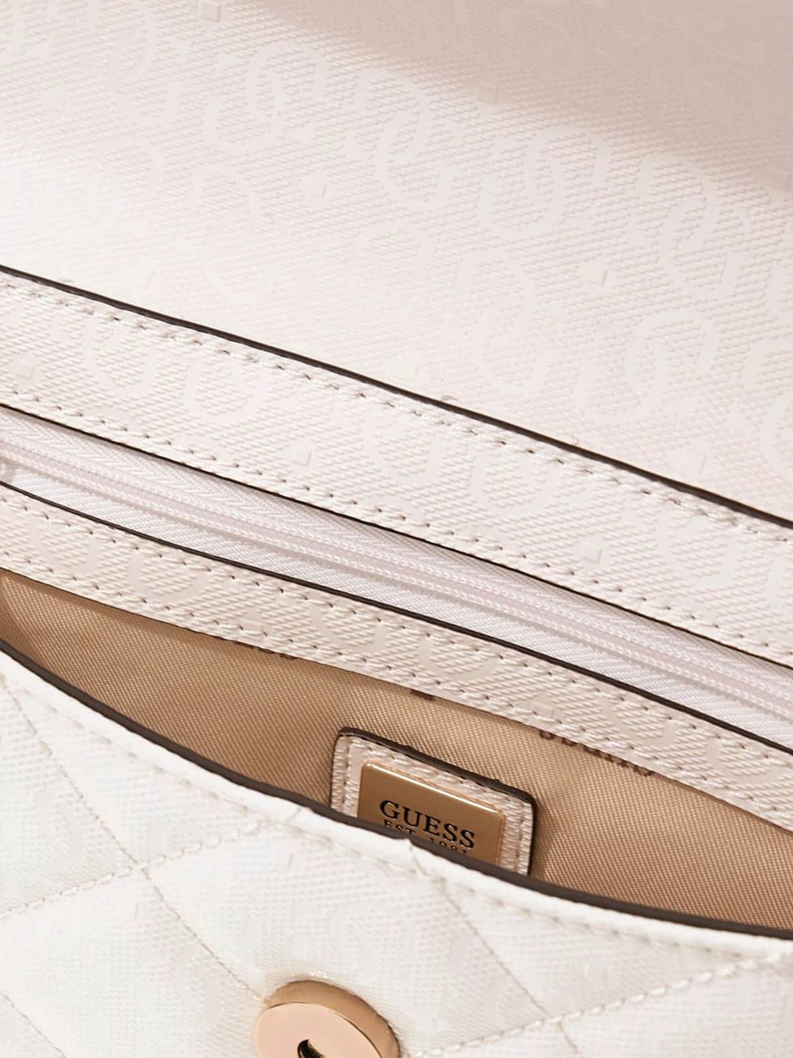 GUESS Крос-боді колір білий фото 3