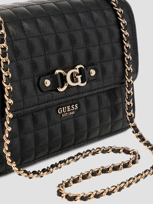 GUESS Сумка колір чорний фото 3