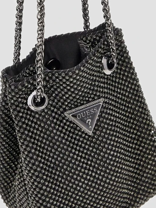 GUESS Сумка колір чорний фото 3