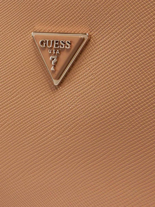 GUESS Шолдер бег колір бежевий фото 3