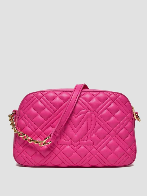 Moschino Крос-боді колір рожевий фото 2