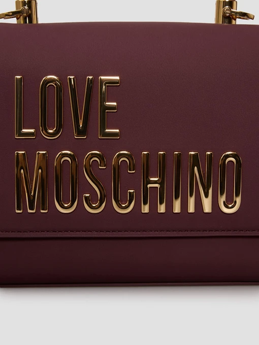 Moschino Сумка колір бордовий фото 3