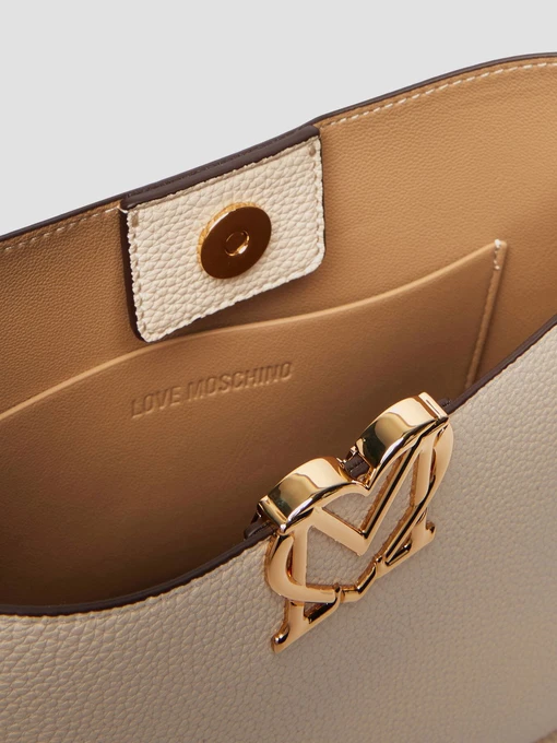 Moschino Крос-боді колір білий фото 3