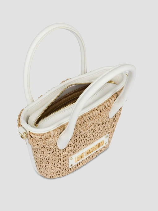 Moschino Сумка колір бежевий фото 3