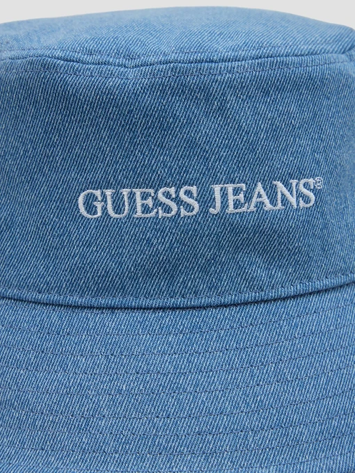 Guess Jeans Панама колір блакитний фото 3