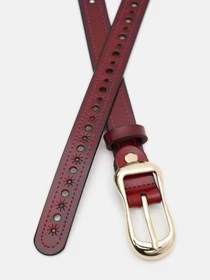 Ремни Borsa Leather модель CV1ZK-019bo-bordo Фото