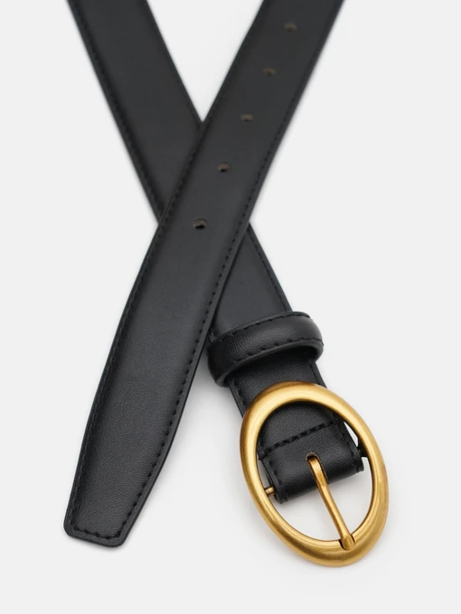 Borsa Leather Ремінь колір чорний фото 2