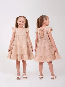 Платья SMIL модель smil_120481-1-bezevyj Фото