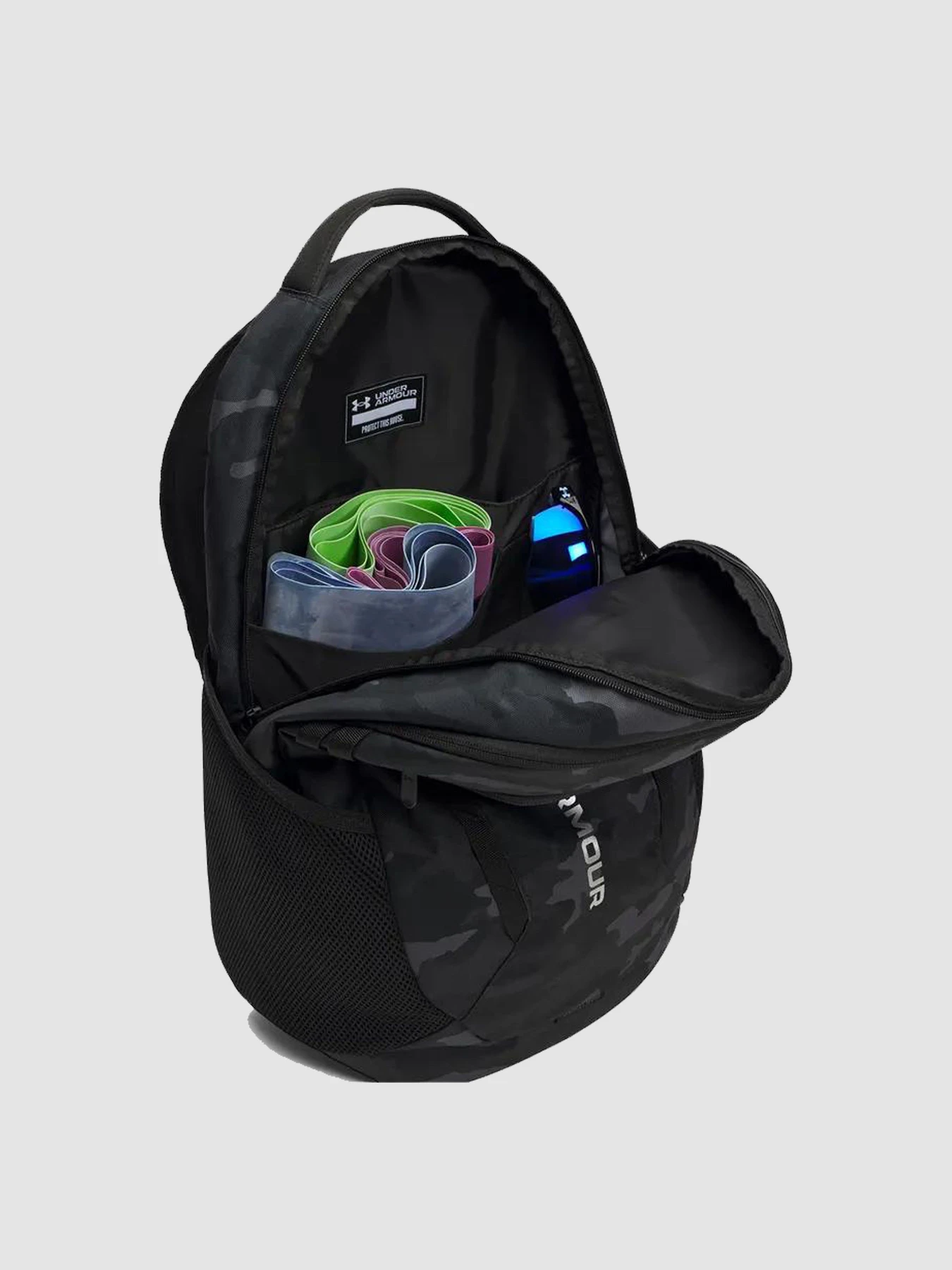 Рюкзаки Under Armour Hustle 6.0 Backpack-Blk модель 1384672-007 Рюкзаки Under Armour Hustle 6.0 Backpack-Blk модель 1384672-007 Фото