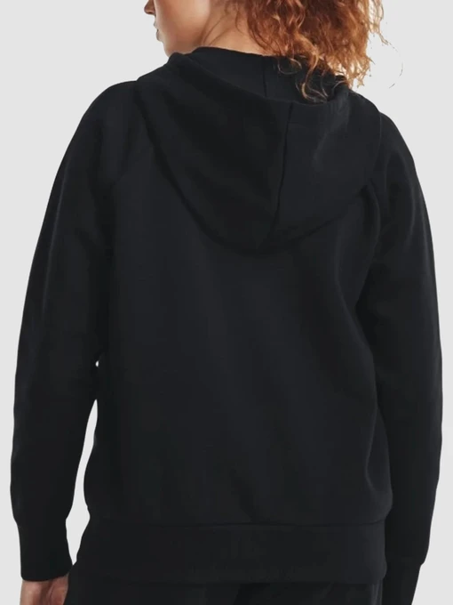 Жіноча Кофта Under Armour Ua Rival Fleece Fz Hoodie-Blk Black фото 2