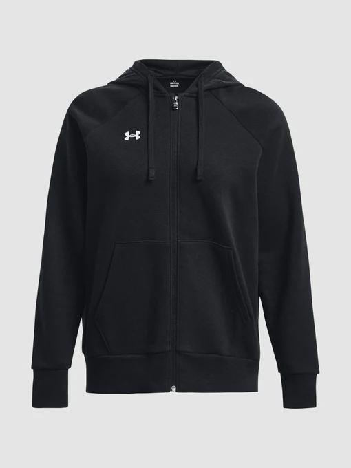 Жіноча Кофта Under Armour Ua Rival Fleece Fz Hoodie-Blk Black фото 3