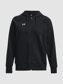Худи и свитшоты Under Armour Ua Rival Fleece Fz Hoodie-Blk Black модель 1379497-001 Фото