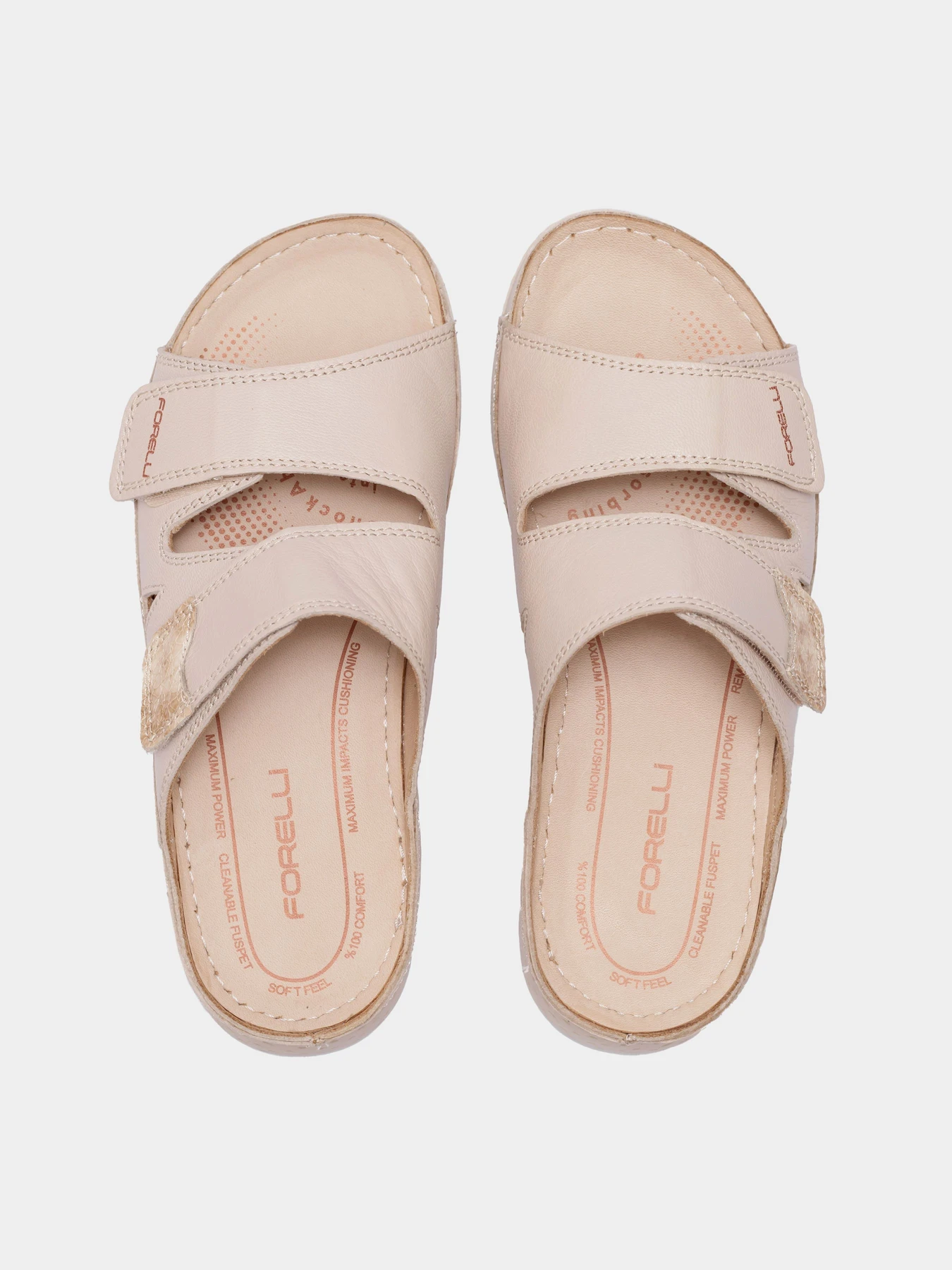 Шльопанці Forelli модель 23616-Beige Фото