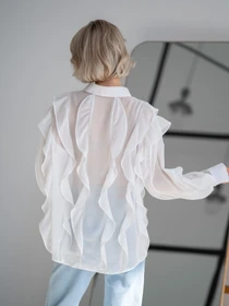 Сорочки Emmelie Delage MERINGUE модель o_BLMER-02 Фото