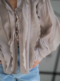 Сорочки Emmelie Delage MERINGUE модель o_BLMER-03 Фото