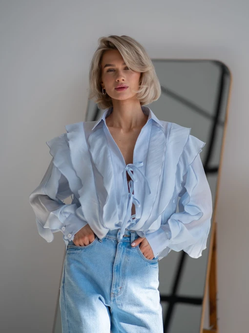 Жіноча Блуза Emmelie Delage MERINGUE фото 2