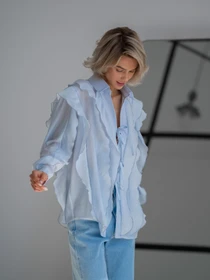 Сорочки Emmelie Delage MERINGUE модель o_BLMER-08 Фото