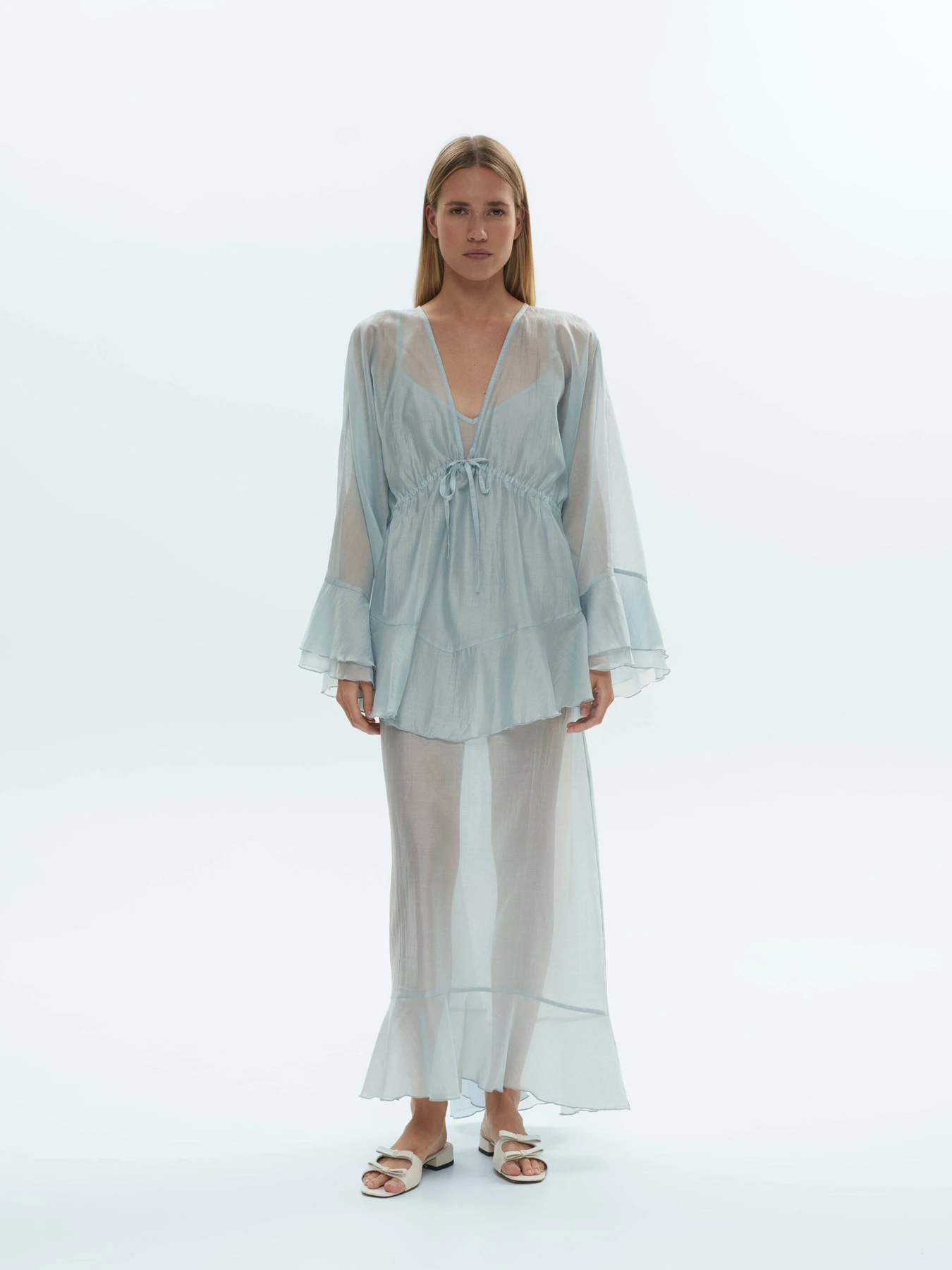 Сорочки Emmelie Delage MIRAGE модель o_BLMIR-08 Сорочки Emmelie Delage MIRAGE модель o_BLMIR-08 Фото