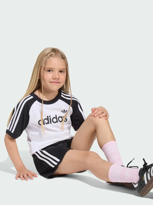 Бавовняний Дитячий Повсякденний костюм adidas Adicolor фото 3
