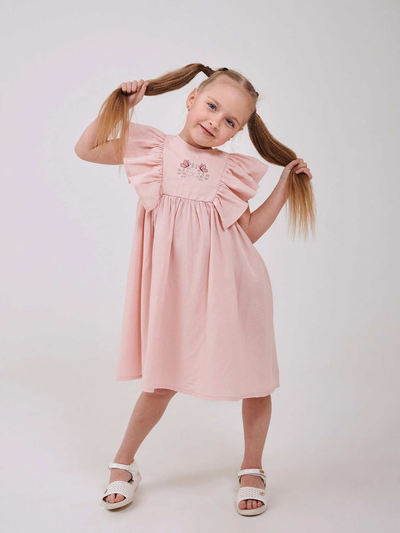 Платья SMIL модель smil_120478-1-rozovaa-pudra Фото