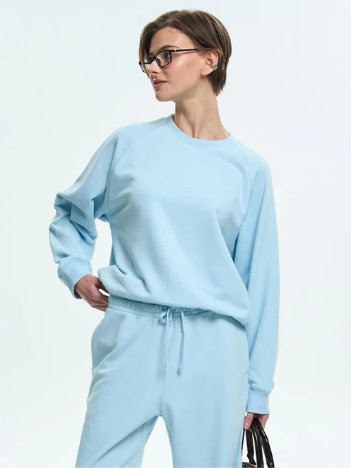 Худи и свитшоты Роза модель 231111_grey_blue Фото