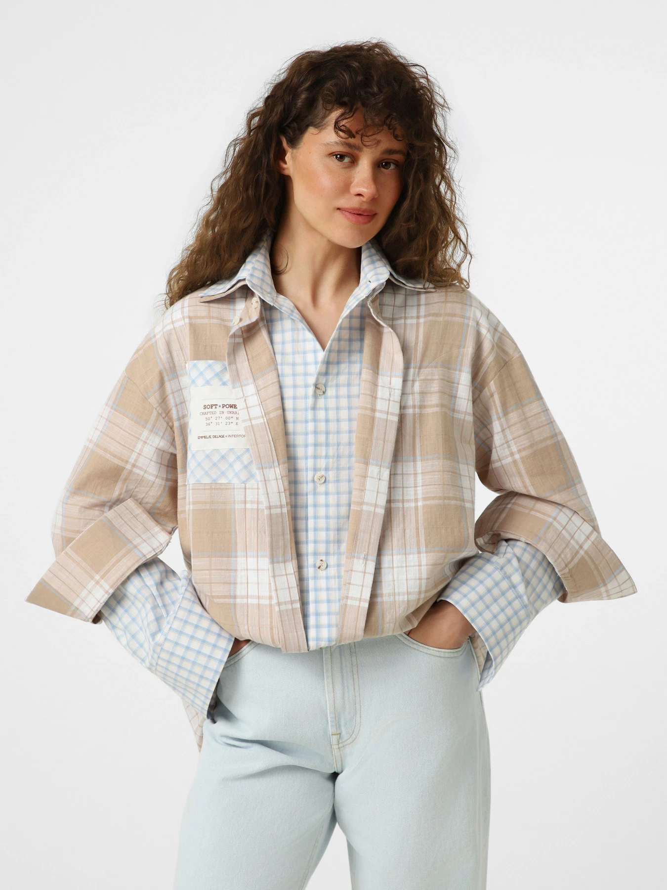 Сорочки Emmelie Delage x INTERTOP модель int_RBDOUB 16 Сорочки Emmelie Delage x INTERTOP модель int_RBDOUB 16 Фото