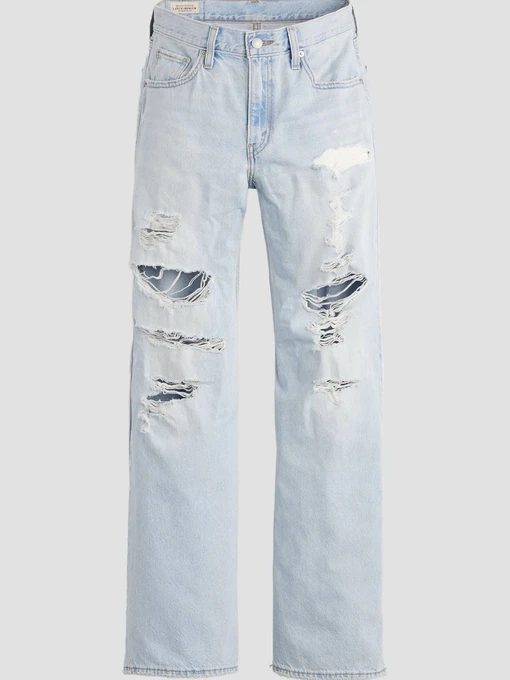 Бавовняні Жіночі Прямі джинси Levi's фото 2
