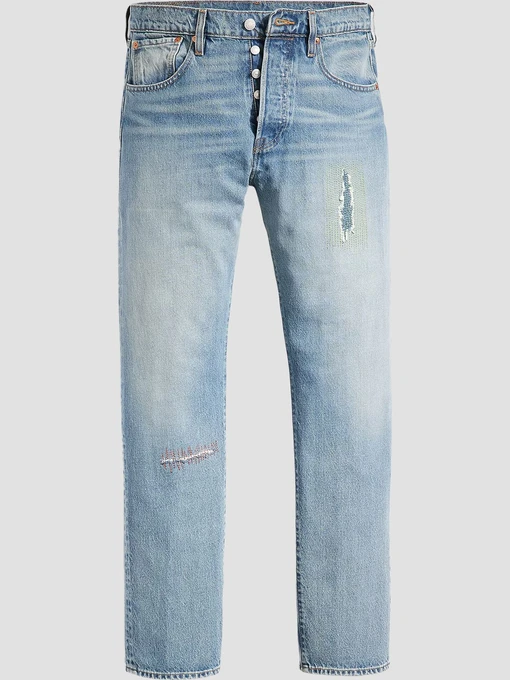 Бавовняні Чоловічі Прямі джинси Levi's фото 2