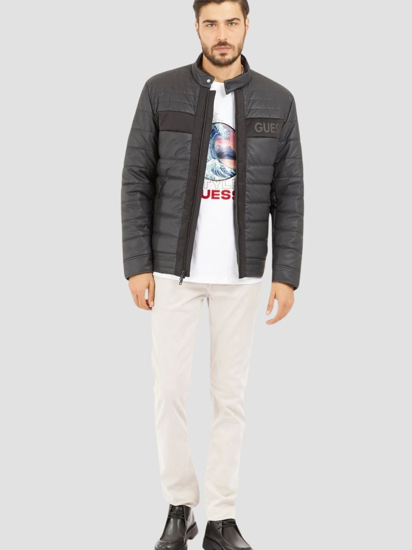 Куртки и дубленки GUESS модель M4YL16.WFHD0;JBLK Фото