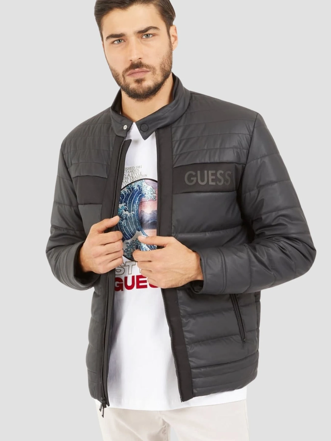 Куртки и дубленки GUESS модель M4YL16.WFHD0;JBLK Фото